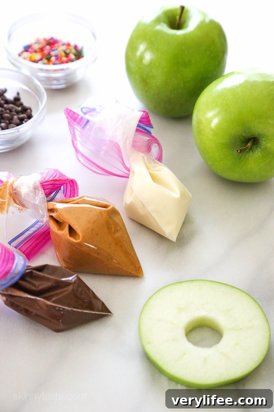 Apple Donuts Recipe: Cinnamon Ring Snacks for Kids 7 Apple donut with chocolate drizzle