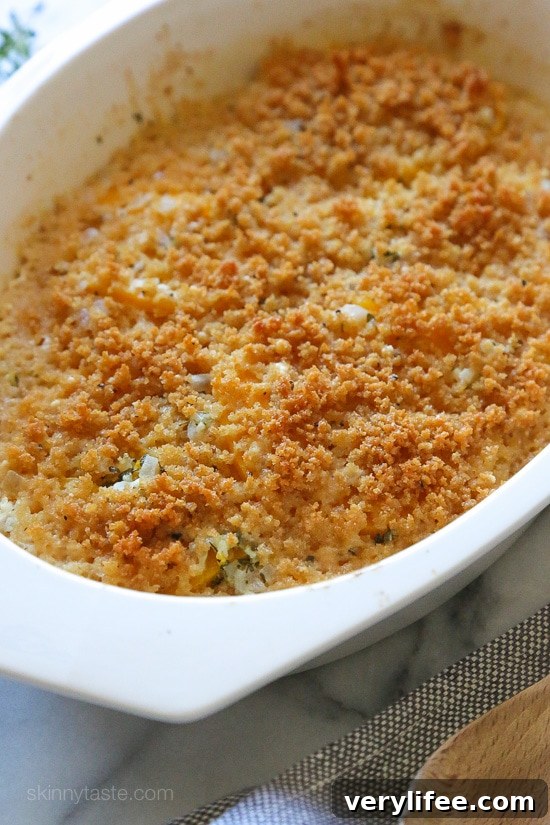 Creamy Butternut Squash Gratin with Parmesan and Thyme 6 This lightened Butternut Squash Gratin is healthier and flavorful, you won't miss all the cream! A perfect side dish for Turkey or Roasted Chicken.