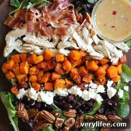 Cobb Salad with Leftover Thanksgiving Turkey 3 Leftover Turkey Harvest Cobb Salad photo