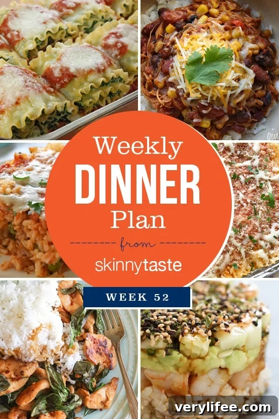 Skinnytaste Week 52 Dinner Plan: Weekly Recipes and Menu 2 Skinnytaste Dinner Plan (Week 52)