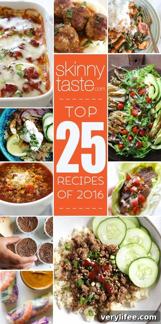 Top 25 Most Popular Skinnytaste Recipes 2016