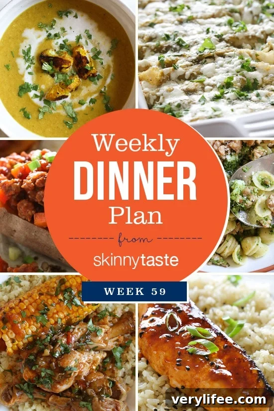 Skinnytaste Dinner Plan (Week 59)