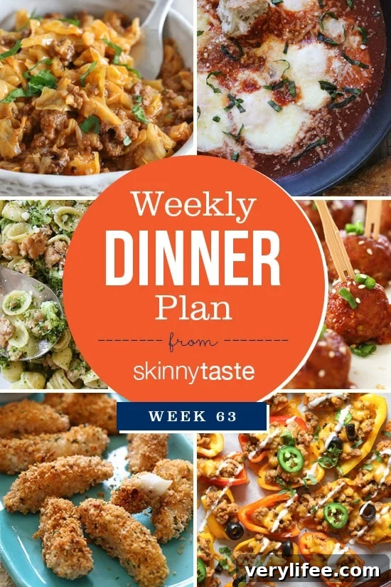 Skinnytaste Dinner Plan (Week 63)