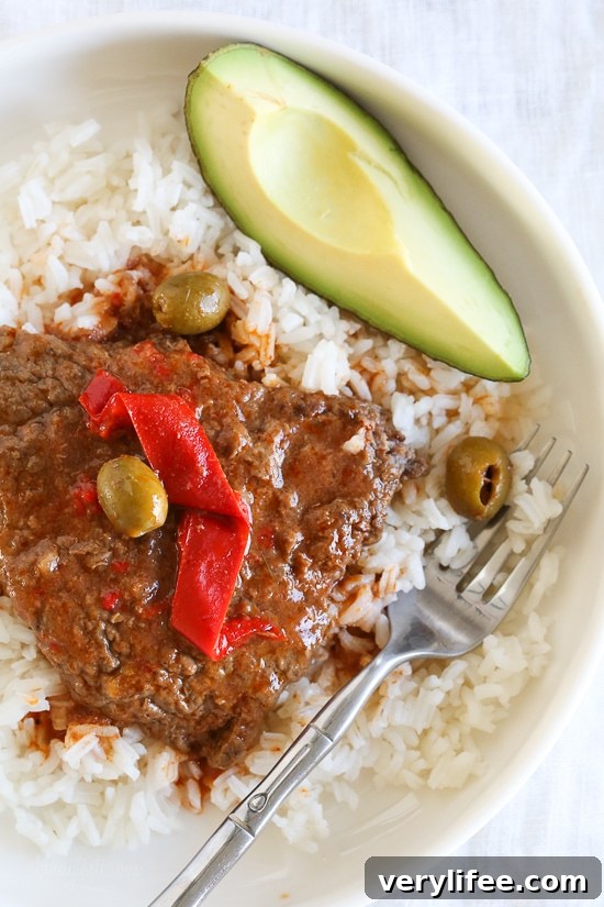 Cubed Steak with Peppers and Olives — Instant Pot, Slow Cooker, Stovetop 4 Braised Cubed Steak with Peppers, Onions and Olives is a flavorful, budget-friendly and family friendly dish you can make in the Instant Pot, Slow Cooker or in a pot on the stove.