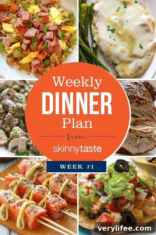 Skinnytaste Dinner Plan (Week 71)