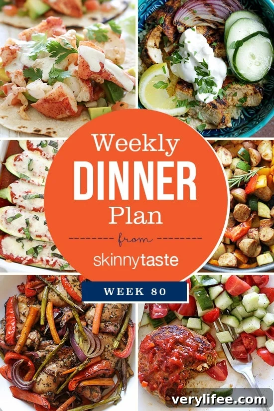 Skinnytaste Week 80 Dinner Plan: 7 Weeknight Recipes 2 Skinnytaste Dinner Plan (Week 80)