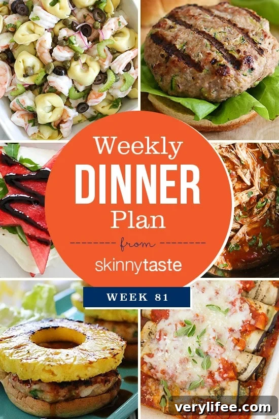 Skinnytaste Dinner Meal Plan Week 81 2 Skinnytaste Dinner Plan (Week 81)