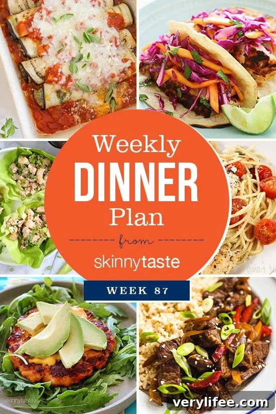 Skinnytaste Dinner Plan Week 87: Menu and Recipes 2 Skinnytaste Dinner Plan (Week 87)