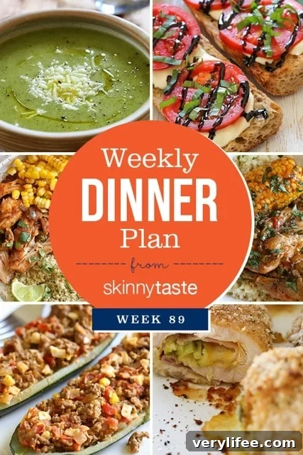 Skinnytaste Week 89 Dinner Plan: 7 Recipes and Menu 2 Skinnytaste Dinner Plan Week 89