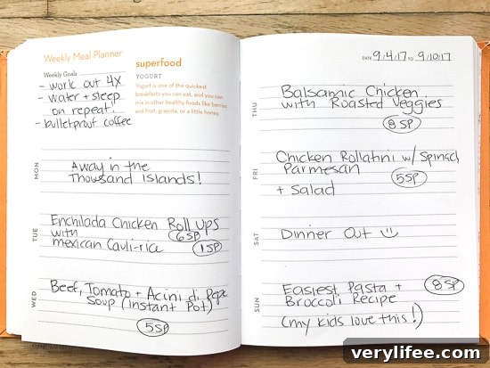 Skinnytaste Dinner Plan (Week 90)