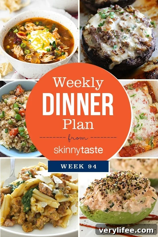 Skinnytaste Week 94 Dinner Plan: 7 Recipes for the Week 2 Skinnytaste Dinner Plan (Week 94)