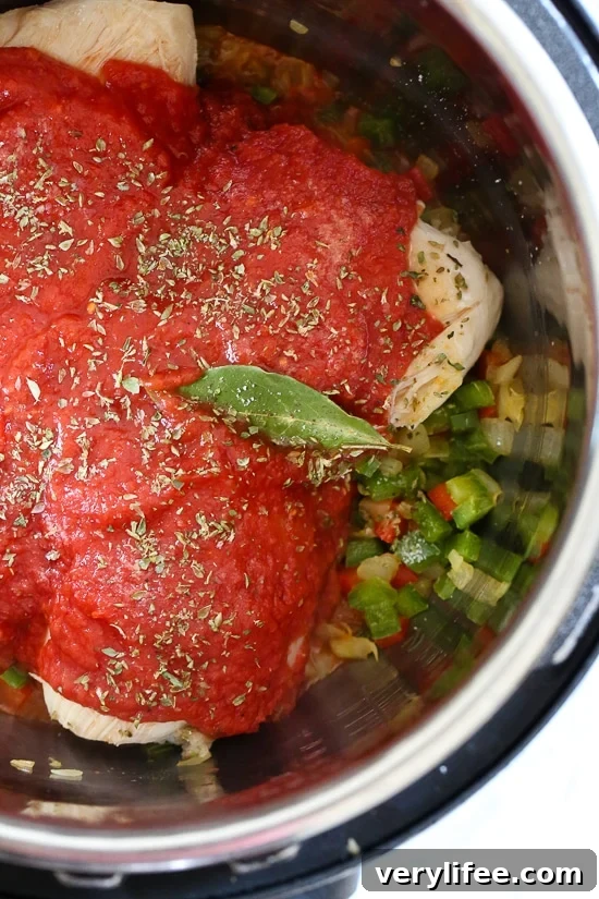 Instant Pot Chicken Cacciatore for Weeknight Dinners 7 Plated Instant Pot Chicken Cacciatore