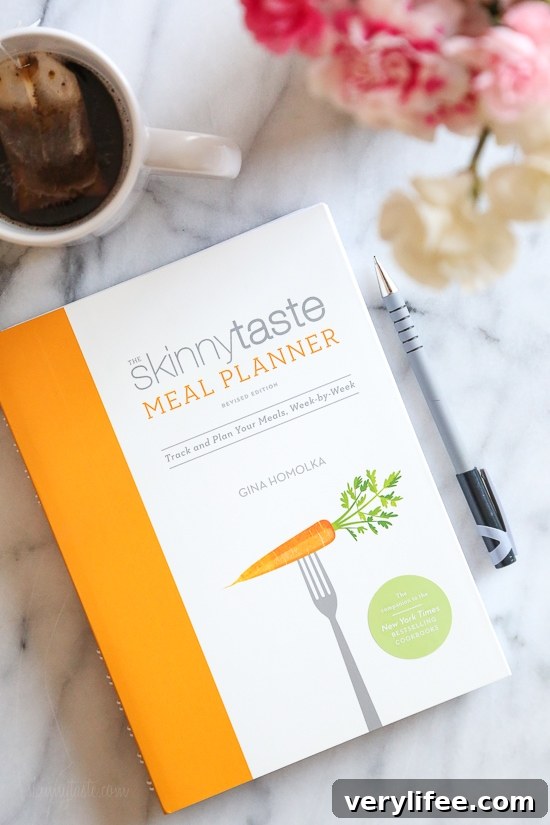 I'm super excited to share the completely updated and revised Skinnytaste Meal Planner, Revised Edition a 52-week, daily meal planner to help you jump start your health goals by getting organized. Based on everyone's feedback about improving my previous Meal Planner, this revised planner was improved based on your feedback!
