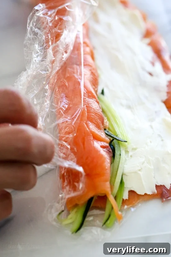These elegant smoked salmon pinwheels are perfect if you want to enjoy lox without the bagels for a low-carb, keto appetizer.