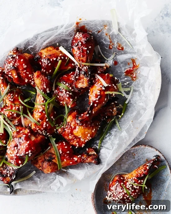 First Look at Skinnytaste One and Done Cookbook Cover 8 Glazed Korean BBQ Chicken Wings
