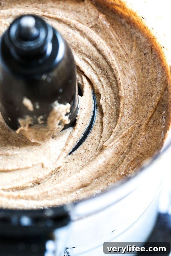 Homemade nut butter in jars