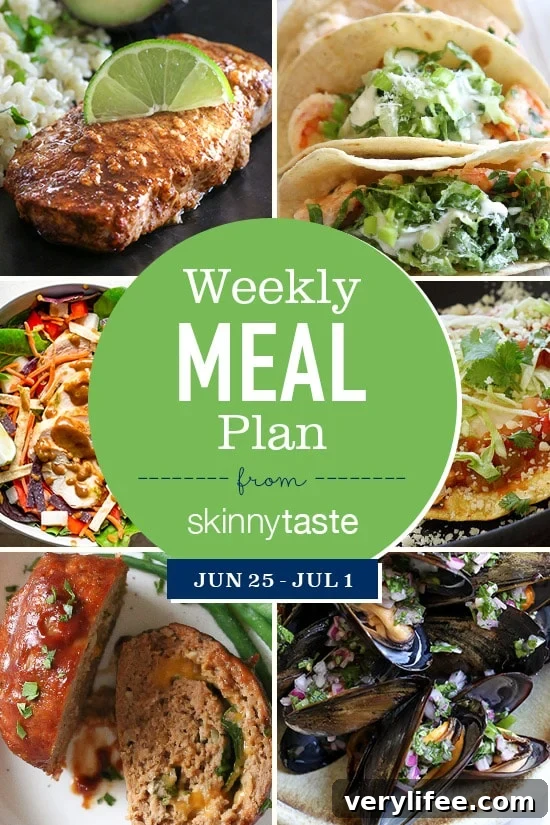 A free 7-day flexible meal plan including breakfast, lunch and dinner and a shopping list. All recipes include calories and Weight Watchers Freestyle™ SmartPoints®.