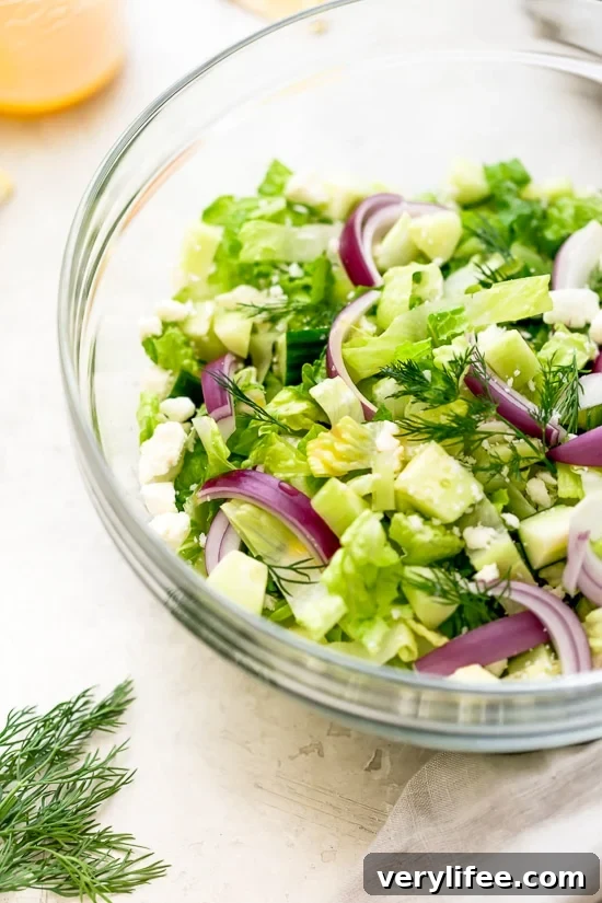 Mediterranean Chopped Salad with Feta 4 Chopped Feta Salad with herbs