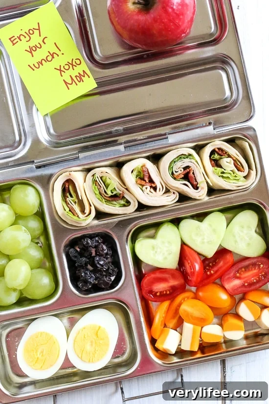 Turkey Club Roll-Ups for Bento Boxes 2 Your kids will love these Turkey Club Roll Ups packed in their bento style lunchbox!