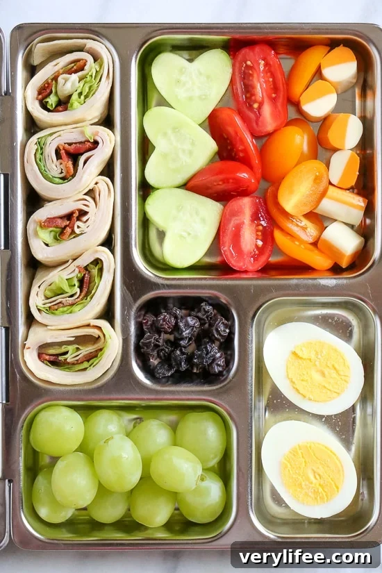 Turkey Club Roll-Ups for Bento Boxes 4 Your kids will love these Turkey Club Rollups packed in their bento style lunchbox!