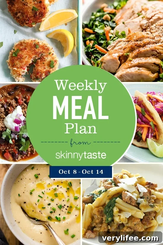 A free 7-day flexible meal plan including breakfast, lunch and dinner and a shopping list. All recipes include calories and Weight Watchers Freestyle™ SmartPoints®.