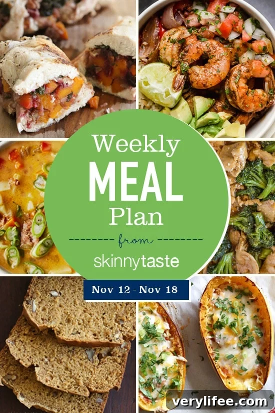 A free 7-day flexible meal plan including breakfast, lunch and dinner and a shopping list. All recipes include calories and Weight Watchers Freestyle™ SmartPoints®.