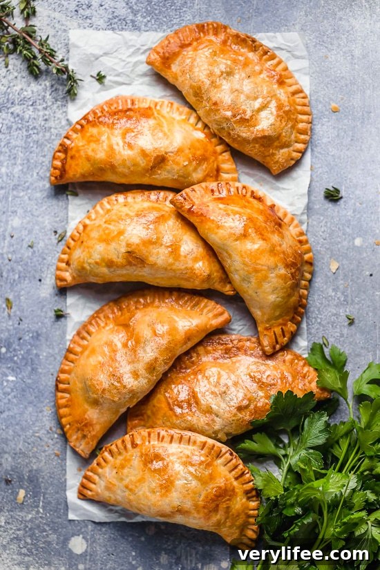 Empanadas ready to bake