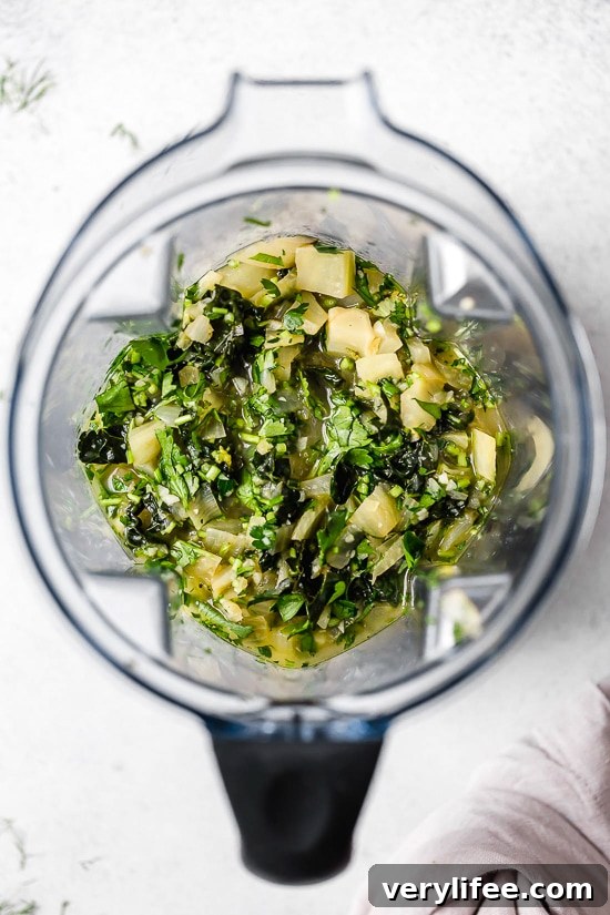 Green Detox Soup with Toasted Hemp Gremolata