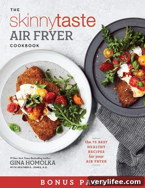 Preorder Skinnytaste Air Fryer Cookbook: Free 39-Page Bonus 2 I'm beyond exciting that in just a few short weeks my new cookbook The Skinnytaste Air Fryer Cookbook will finally be hitting bookstores May 7, but it's available to pre-order now!!