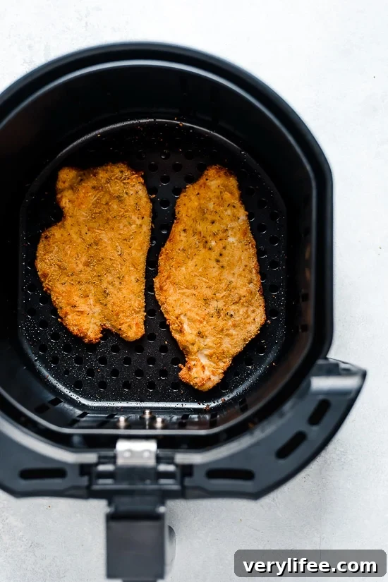 Crispy Air Fryer Chicken Milanese with Baby Arugula 3 Air Fryer Chicken Cutlets with Arugula