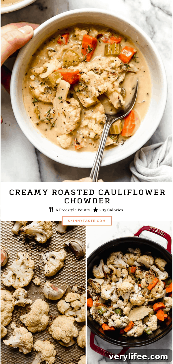 Creamy Roasted Cauliflower Chowder Recipe 5 Creamy Roasted Cauliflower Soup