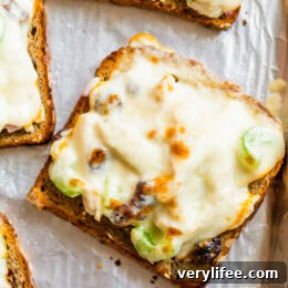 Open-Faced Turkey Melts make a quick and easy way to use up your Thanksgiving turkey leftovers!
