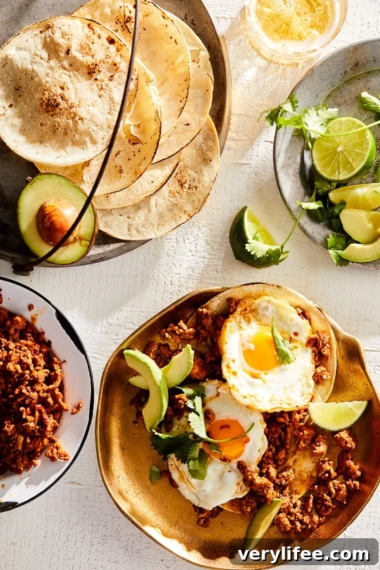 A lighter version of Mexican Chorizo made with ground turkey and a smoky spice blend, perfect for adding to eggs, tacos, and more!