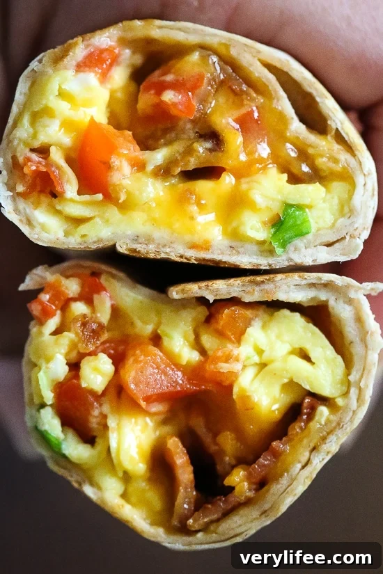 25 Viral Skinnytaste Recipes That Defined 2019 20 These freezer breakfast burritos, stuffed with scrambled eggs, scallions, bell pepper, bacon and cheese, are a great way to start the day! Make them ahead and freeze them for meal prep so you can have them ready any day of the week.