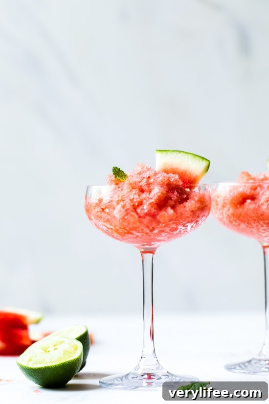 Spiked Watermelon Lime Granita Recipe 5 Boozy Watermelon Lime Granita
