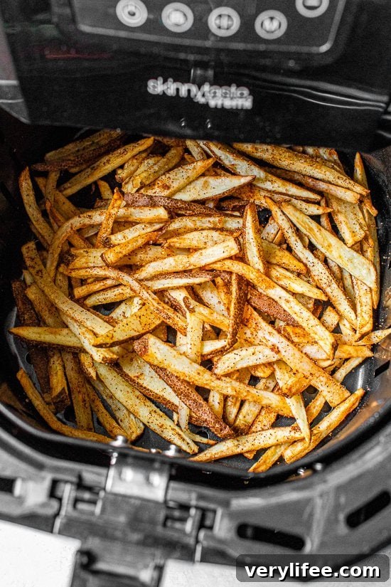 Crispy Air Fryer Nacho Fries Recipe with Loaded Toppings 3 Air Fryer Nacho Fries