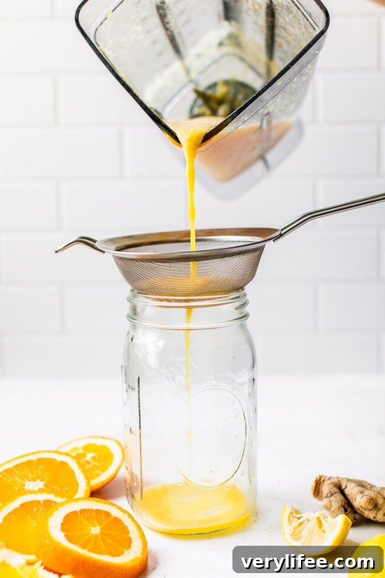 Citrus Immunity Shots: Vitamin C Recipes to Fight Colds 4 Citrus Immunity Shot in a jar