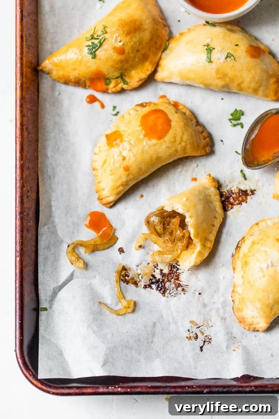 Chilean Mini Empanadas with Caramelized Onions 2 Caramelized Onion Empanadas