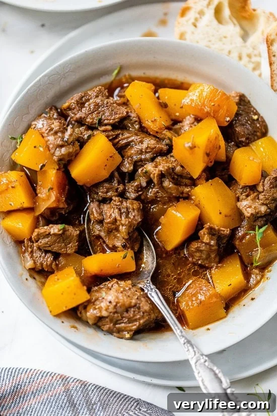 Beef Stew with Pumpkin