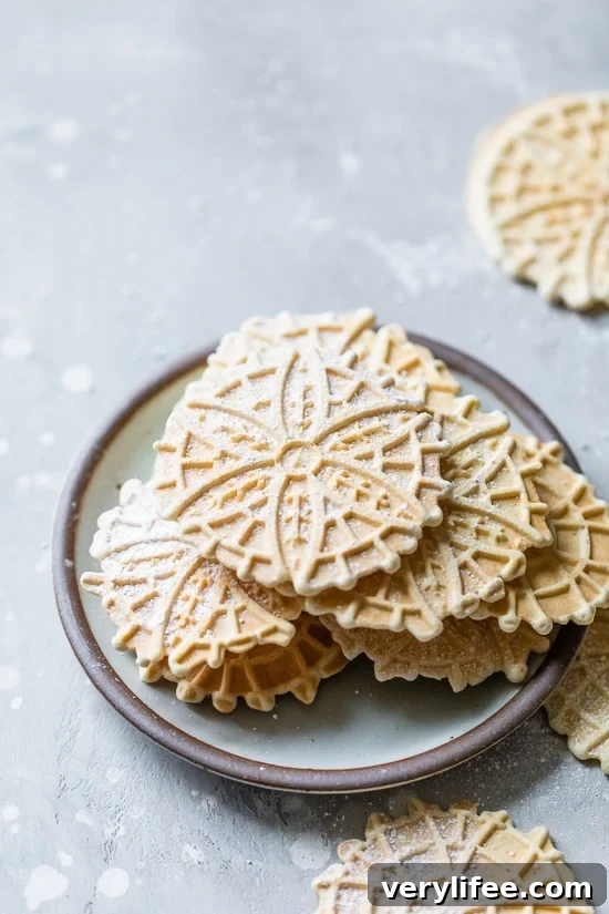 Authentic Italian Pizzelle Cookie Recipe 5 italian cookies