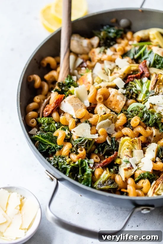 Creamy One-Pot Chicken and Artichoke Cavatappi Recipe 5 Chicken and Artichoke Pasta