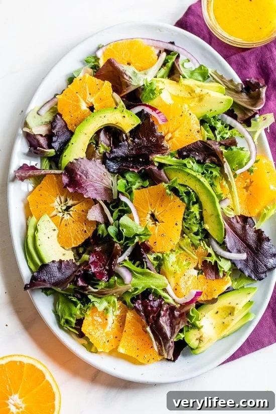 Citrus Navel Orange and Avocado Salad Recipe 5 Naval Orange Salad with Avocado