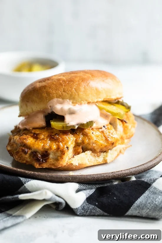 Crispy Air Fryer Chicken Sandwich with Sriracha Mayo 4 Air Fryer Chicken Sandwich