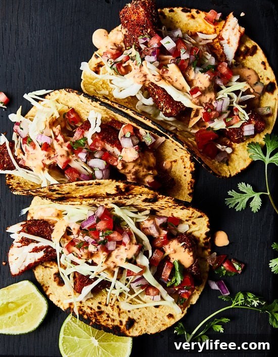 Sneak Peek Skinnytaste Air Fryer Dinners Cookbook Cover 4 Blackened Fish Tacos