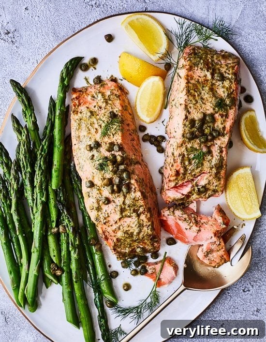 Sneak Peek Skinnytaste Air Fryer Dinners Cookbook Cover 9 Mustard Salmon with Dill