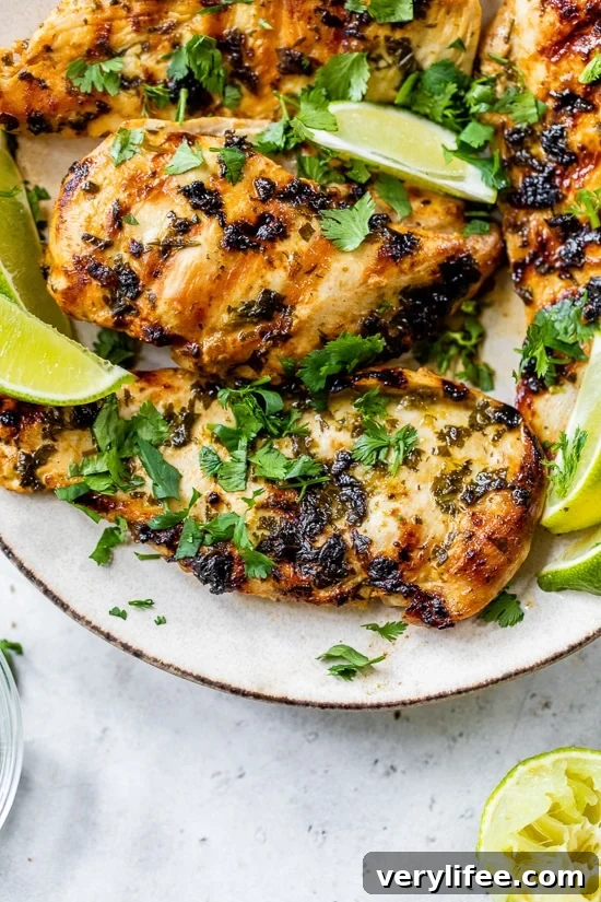 Cilantro Lime Chicken Breast: Grilled or Air Fryer 2 Cilantro Lime Chicken Breast