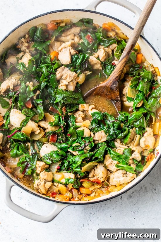 Add the swiss chard