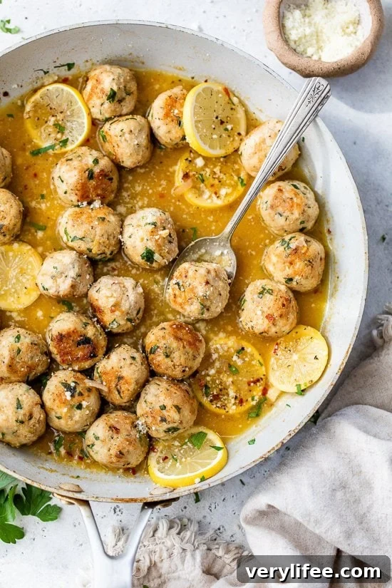 Chicken Romano Meatballs