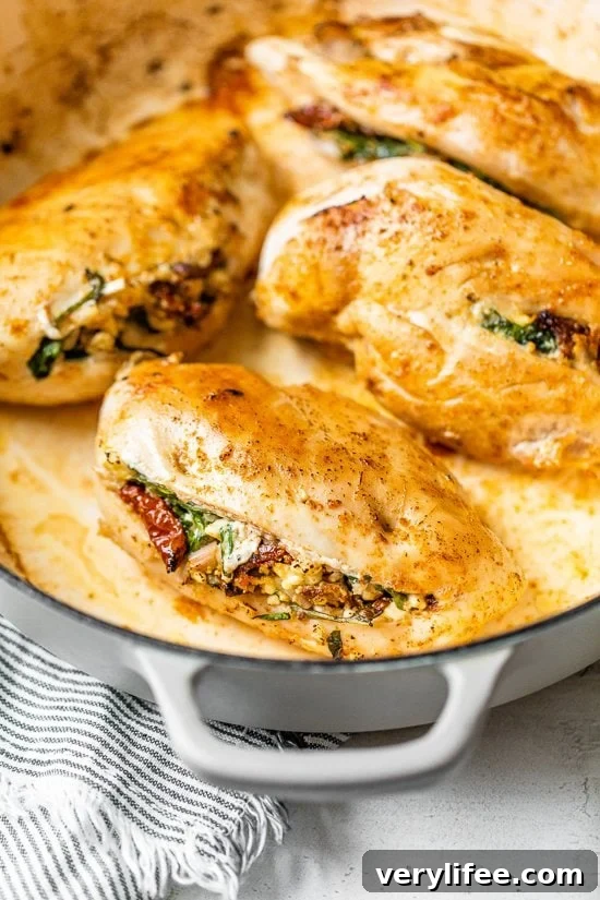 baked stuffed chicken breast