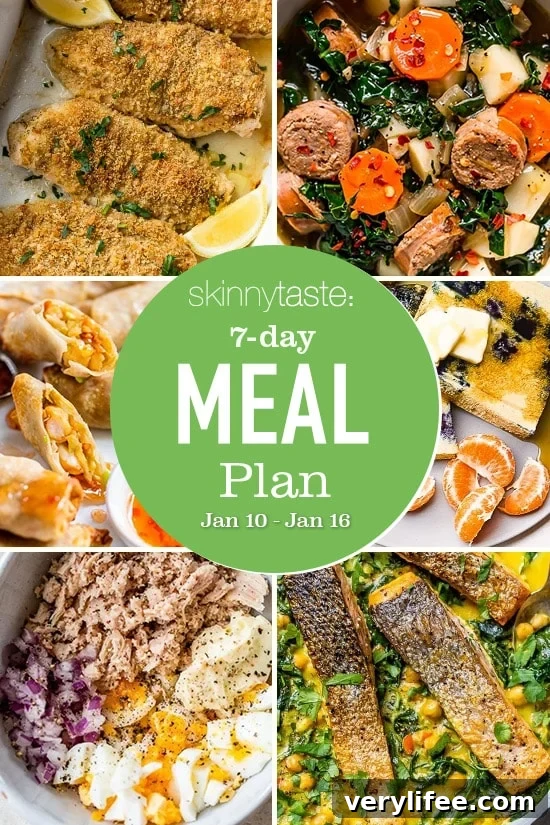 Skinnytaste Meal Plan (Jan 10-16)